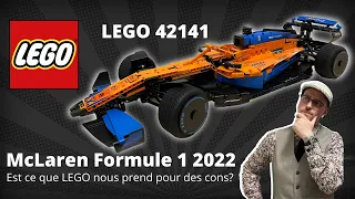 LEGO TECHNIC 42141, LE MCLAREN F1, sois belle et tais toi ou comment LEGO nous prend pour des idiots