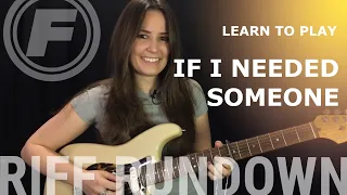 Learn to play "If I Needed Someone" by The Beatles