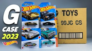 Unboxing Hot Wheels 2023 - G case!