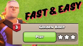 How to easily 3 Star Golden Boot - Haaland Challenge #3 Challenge in Clash of Clans