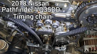 2018 nissan pathfinder timing chains replacement in-car.
