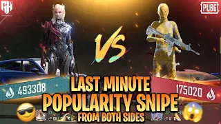 Last Minute Popularity Snipe From Both Sides | Popularity Battle | Gaming Heads