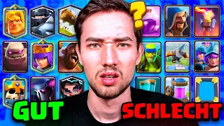 ALLE 106 KARTEN in Clash Royale bewerten! 🏆