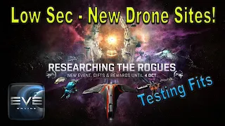 Researching the Drones! Testing Worm & Dragoon Low Sec Fits - Eve Online