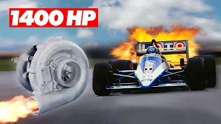 Quando a F1 usou turbos imensos