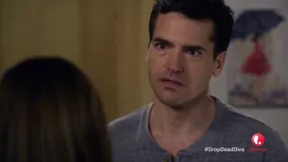 Drop Dead Diva 5x01 | Jane and Grayson talk about the kiss