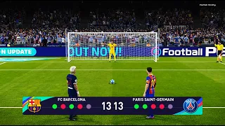 PES 2021 | Barcelona vs PSG | Penalty Shootout | Neymar vs Messi | Gameplay PC