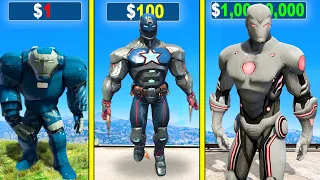 $1 IRON MAN To $1,00,00,000 ULTIMATE IRON MAN in GTA 5