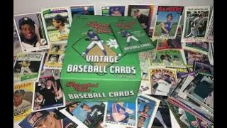 Repacked Wax Vintage Baseball Card Break! HUGE HOF RC HIT! I couldn't believe it! (fixed)