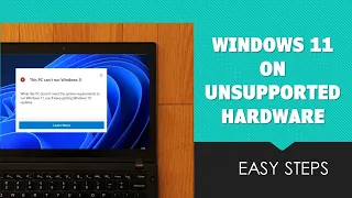 Install Windows 11 on OLD PC without USB/DVD