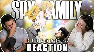 SPY x FAMILY Episode 22 REACTION! | "The Underground Tennis Tournament".