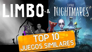 TOP 10 juegos similares a LIMBO Y LITTLE NIGHTMARES + BONUS