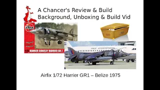 Harrier GR1 - Belize 1975- Unboxing and Build Video -Airfix 1/72 Scale
