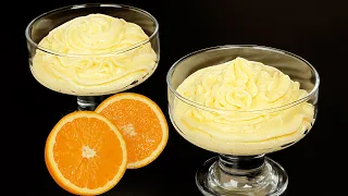 ❗The five-minute dessert everyone is talking about. Just orange and cream! No gelatin or baked goods