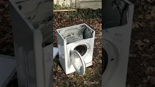 Indesit washing machine destruction short Video Part IV