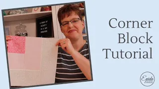 Corner Quilt Block tutorial