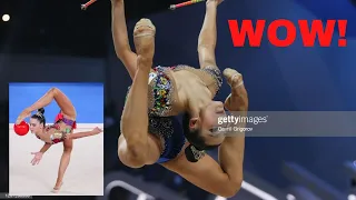 Lala Kramarenko's AMAZING Body Elements | Rhythmic Gymnastics