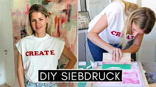 Linda lernt Siebdruck: T-Shirts selber bedrucken, Screenprinting DIY für Anfänger