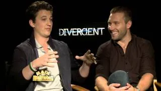 Miles Teller & Jai Courtney Interview Divergent