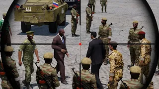 Today, the Minister of Defense of Russia was shot by a sniper in the middle of a meeting - Arma 3