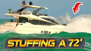 YACHT CAUGHT IN HUGE WAVES AT HAULOVER INLET | Boat Zone