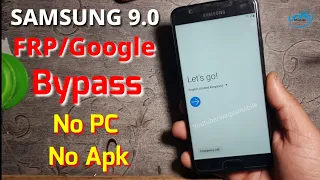 All Samsung Frp/Google Lock Bypass 2020 | Galaxy j7 Prime 2 Android 9.0 Frp Bypass by waqas mobile