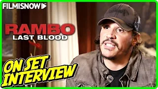 RAMBO: LAST BLOOD | Sergio Peris-Mencheta "Hugo Martínez" On-set Interview