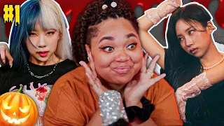 SPOOKY SEASON S2 | PURPLE KISS - ZOMBIE, NERDY, PRETTY PSYCHO, & PONZONA | Reaction