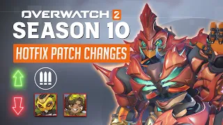 ORISA is finally nerfed | Overwatch 2 - Season 10 HOTFIX Patch