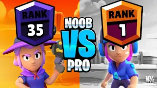 NOOB vs PRO - SHELLY | Brawl Stars