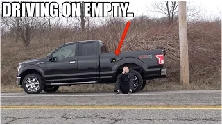 How far did I drive my Ford F150 on "0 MILES TO EMPTY" ?? (a LOT farther than you think)