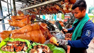 Super Yummy! A Whole Pork Legs and Roasted Ducks - Cambodian Street Food
