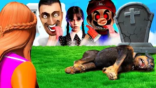 O FILME: CHOP TENTANDO SOBREVIVER a ELES no GTA 5! (Cyan, Wandinha, Mario, Skibidi...