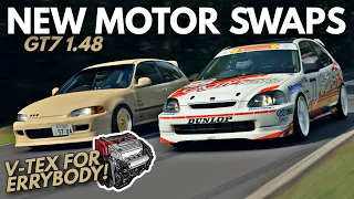 All 5 New Engine Swaps in GT7 1.48 | Part 10 | Gran Turismo 7 May Update | Motor Swaps