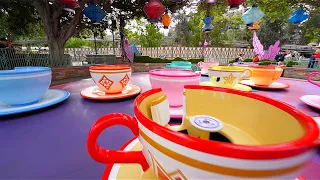 [MAY 2023] Mad Tea Cups Full Ride - Disneyland