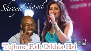 Tujhme Rab Dikhta Hai by Shreya Ghoshal live at Sony Project Resound Concert | 🇬🇧 REACTION |