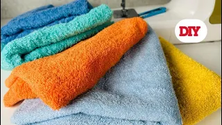 After watching this video, you will turn simple towels into a masterpiece | 4 Amazing Sewing Tips