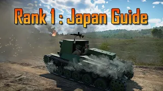 [War Thunder] Rank 1 Japanese Tank Guide Part 1