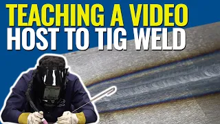 How To TIG Weld - Teaching a Beginner! Eastwood