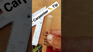 Master Carpenter ✏️ Pencil Tip #carpenter #pencil #shorts