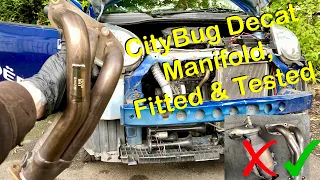 CityBug Decat Manifold Fitting Guide + Tested / Catalyst Replacement Installation (C1/TAygo/107)