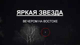 Что за яркая звезда видна вечером на востоке