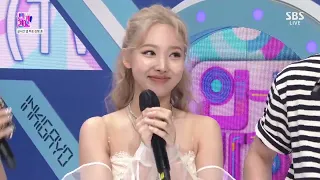 220626 NAYEON 나연   Debut Interview @ SBS Inkigayo 인기가요