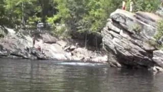 cliff jumping The Sinks 50ft