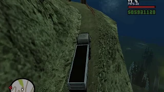 GTA San Andreas: Hill climbing with truck