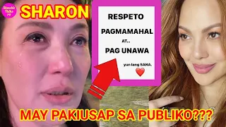 BREAKING NEWS: SHARON MAY PAKIUSAP SA MGA NETIZENS!!!