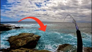 Rock Fishing In Crazy Spot