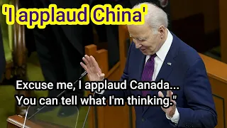 'I applaud China': Joe Biden's gaffe leaves Canadian parliament in splits |Watch