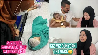 KIZIMIZ DÜNYADAKİ TEK VAKA 😔, WES GENETİK TESTLERİMİZ ÇIKTI, 2. HASTALIĞI NE❓, ŞİMDİ NELER OLACAK