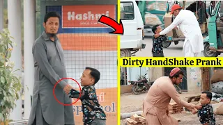 Dirty Handshake Prank - Funny Public Prank | New Talent 2021